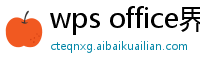 wps office界面怎么关